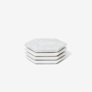 Threshold White Marble Coasters